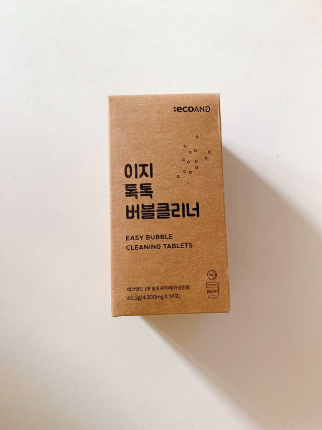 [에코앤드]이지톡톡 버블클리너 1종세척제 리뷰 사진