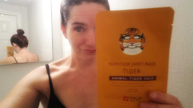 SNP 영양 시트 Mask_Tiger 리뷰 사진