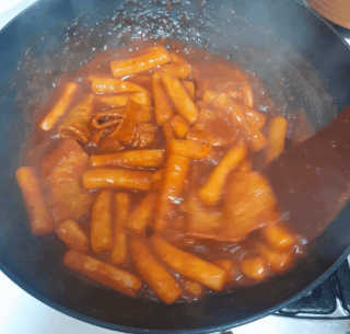 화곡미담 옛날 떡볶이 — 5점을 준 리뷰어가 2020년 3월 올린 사용 사진