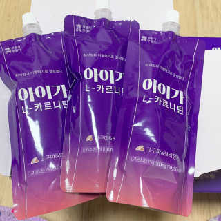 오엔엘 아이가 L-카르니틴 2박스 — 5점을 준 리뷰어가 2019년 3월 올린 사용 사진