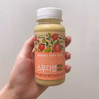 풀무원 스무디랩 피치&비타 — 2.67점을 준 리뷰어가 2017년 11월 올린 사용 사진