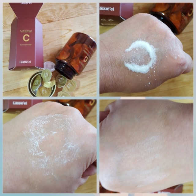 라씨엘르 비타민 C 에센스 파우더 리뷰 사진