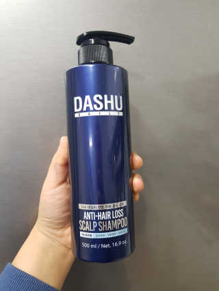 다슈코리아 다슈 데일리 단백질 한방 두피 골드 샴푸 500ml — 5점을 준 리뷰어가 2019년 1월 올린 사용 사진