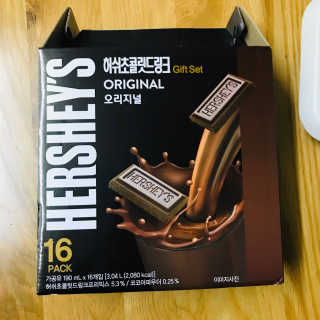 허쉬초콜릿 드링크 허쉬 초콜릿 드링크 선물세트 — 5점을 준 리뷰어가 2019년 11월 올린 사용 사진
