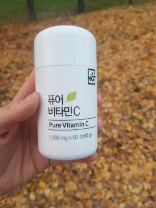 네츄럴굿띵스 퓨어 비타민C 30일분 — 5점을 준 리뷰어가 2018년 11월 올린 사용 사진
