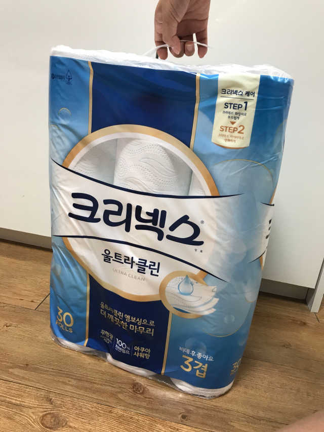 크리넥스 울트라클린 리뷰 사진