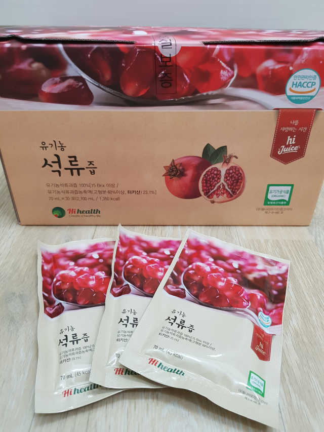 [하이헬스] 정말 진하고 맛있는 유기농 석류즙 30포 리뷰 사진