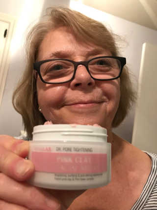Dr.pore tightening pink clay facial mask — 5점을 준 리뷰어가 2018년 9월 올린 사용 사진
