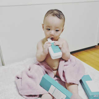 엄마프움 시알릴락토스 오가닉 샴푸앤바스 — 5점을 준 리뷰어가 2019년 11월 올린 사용 사진
