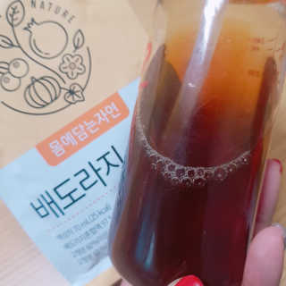 이롬 몸에담는자연 배도라지 — 5점을 준 리뷰어가 2018년 12월 올린 사용 사진