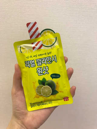 장수농가 리얼깔라만시 원샷 50ml 10팩+보틀 — 5점을 준 리뷰어가 2019년 5월 올린 사용 사진