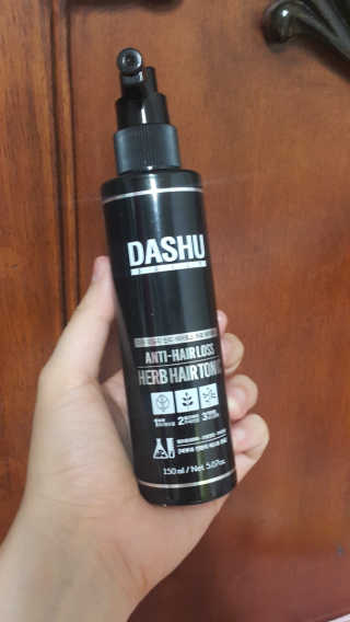 다슈코리아 다슈 데일리 안티 헤어로스 허브 헤어토닉 150ml — 5점을 준 리뷰어가 2019년 8월 올린 사용 사진