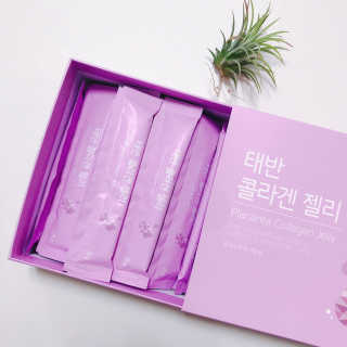 네츄럴굿띵스 태반 콜라겐 젤리 15포 — 5점을 준 리뷰어가 2018년 11월 올린 사용 사진
