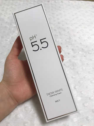 포므시 스노우화이트클렌징폼pH5.5 — 5점을 준 리뷰어가 2020년 1월 올린 사용 사진