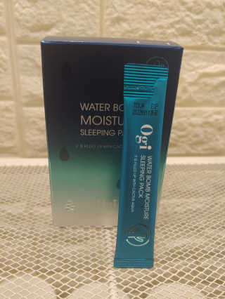 오지아이 워터 밤 모이스처 슬리핑 팩 4ml X 20pcs — 5점을 준 리뷰어가 2019년 12월 올린 사용 사진