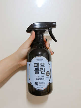 더블유드레스룸 페브클린 500ml — 4점을 준 리뷰어가 2018년 8월 올린 사용 사진