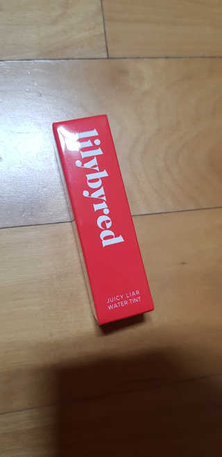 릴리바이레드 쥬시라이어 워터틴트 02 체리 크러쉬인 척 — 5점을 준 리뷰어가 2020년 3월 올린 사용 사진