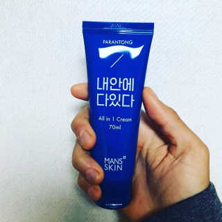 맨즈스킨 파란통 내안에다있다 — 5점을 준 리뷰어가 2017년 12월 올린 사용 사진
