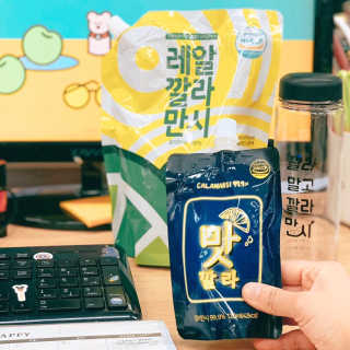 [바로푸드] 레알깔라만시1팩 + 맛깔라5팩 + 보틀1병 — 5점을 준 리뷰어가 2019년 8월 올린 사용 사진