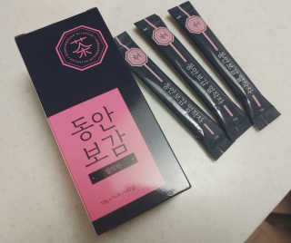 동안보감 얼작차 붓기를 빼주는 동안보감 한방 프리미엄 얼작차 — 5점을 준 리뷰어가 2019년 10월 올린 사용 사진