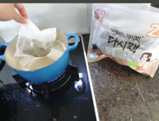 육수명인 엄마의 레시피 다시팩 2번 — 4점을 준 리뷰어가 2019년 5월 올린 사용 사진