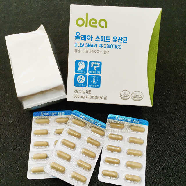 올레아 스마트 유산균 리뷰 사진