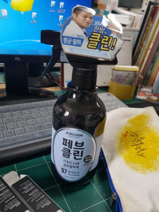 더블유드레스룸 페브클린 500ml — 5점을 준 리뷰어가 2018년 8월 올린 사용 사진