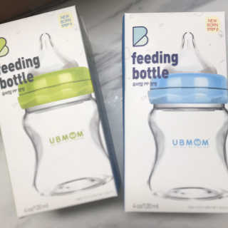 유비맘 신생아젖병 120ml 트리플팩_ 젖꼭지 포함 — 4점을 준 리뷰어가 2020년 2월 올린 사용 사진