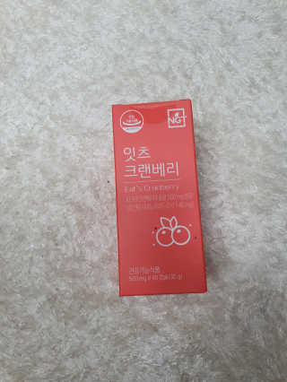 네츄럴굿띵스 잇츠 크랜베리 1병 30일분 — 3점을 준 리뷰어가 2019년 11월 올린 사용 사진