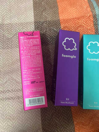 폼글 I foamgle [폼글] 거품가글 50ml 3종 - 민트, 라벤더, 라즈베리 — 5점을 준 리뷰어가 2019년 11월 올린 사용 사진