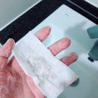 비알티씨 V10 파우더 클렌징 티백 2종 — 4점을 준 리뷰어가 2019년 2월 올린 사용 사진