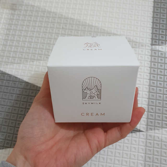 SKYMILK 당나귀밀크 크림 리뷰 사진