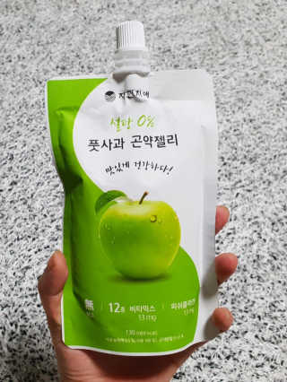 자연지애 곤약젤리 — 5점을 준 리뷰어가 2018년 10월 올린 사용 사진
