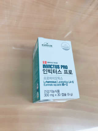 라플레 염창환 박사의 3세대 유산균, 인빅터스 프로 — 5점을 준 리뷰어가 2018년 9월 올린 사용 사진