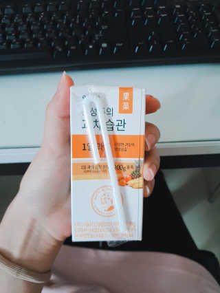 이롬 황성주의 과채습관 1일 야채 과일 주스 랜덤 세트 — 5점을 준 리뷰어가 2018년 7월 올린 사용 사진