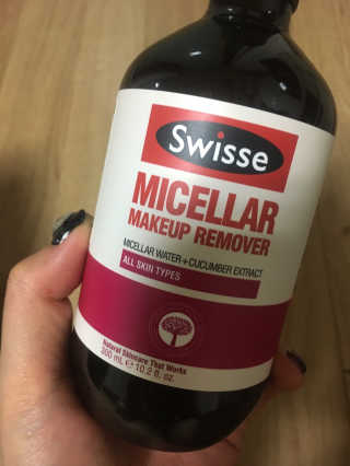 SWISSE 스위스 미셀라 메이크업 리무버 — 5점을 준 리뷰어가 2019년 12월 올린 사용 사진