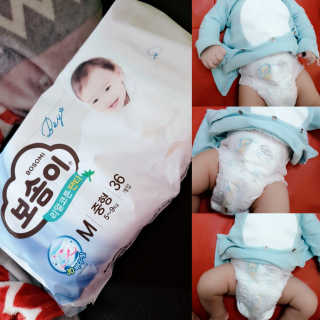 보솜이 리얼코튼 팬티형 — 5점을 준 리뷰어가 2019년 3월 올린 사용 사진