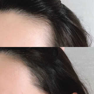 디앤디 헤어라인 블랙, 브라운 — 1점을 준 리뷰어가 2019년 10월 올린 사용 사진