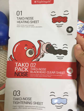 나이팅게일 TAKO PACK NOSE [문어코팩] — 4.5점을 준 리뷰어가 2018년 7월 올린 사용 사진