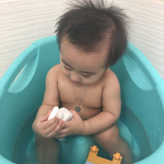 엄마프움 시알릴락토스 오가닉 샴푸앤바스 — 5점을 준 리뷰어가 2019년 11월 올린 사용 사진