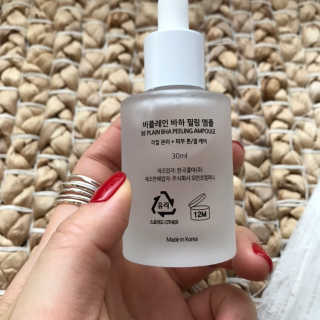 비플레인 BHA 바하 필링 앰플 — 4.5점을 준 리뷰어가 2018년 12월 올린 사용 사진