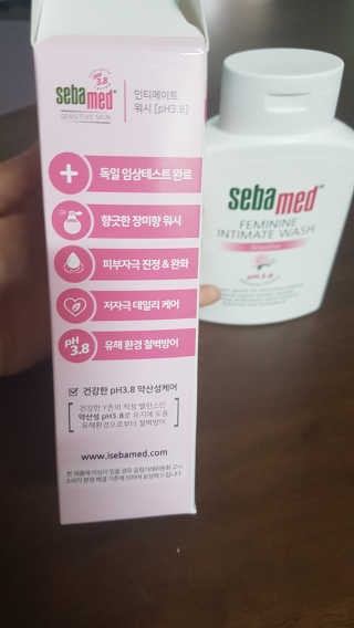 세바메드 인티메이트 워시 pH3.8 - 여성청결제 — 5점을 준 리뷰어가 2019년 8월 올린 사용 사진
