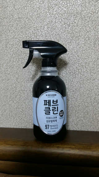 더블유드레스룸 페브클린 500ml — 4.5점을 준 리뷰어가 2018년 11월 올린 사용 사진