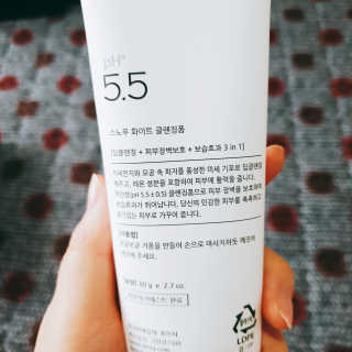포므시 스노우화이트클렌징폼pH5.5 — 4점을 준 리뷰어가 2019년 6월 올린 사용 사진