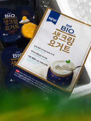 [매일 바이오] 생크림요거트 플레인 12개 + 유자 12개 — 3.5점을 준 리뷰어가 2019년 7월 올린 사용 사진