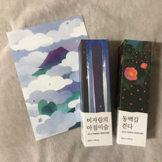르플랑 제주 패브릭 퍼퓸 60ml 8종 — 5점을 준 리뷰어가 2018년 11월 올린 사용 사진