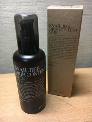 벤튼 스네일비 하이콘텐트 스킨 150ml — 3.83점을 준 리뷰어가 2017년 4월 올린 사용 사진