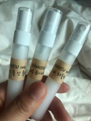 라모수 퍼퓸 소프트닝 컨디셔너 헤어 미스트 — 4점을 준 리뷰어가 2019년 1월 올린 사용 사진