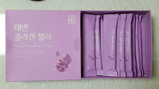 네츄럴굿띵스 태반 콜라겐 젤리 15포 — 4.33점을 준 리뷰어가 2018년 9월 올린 사용 사진