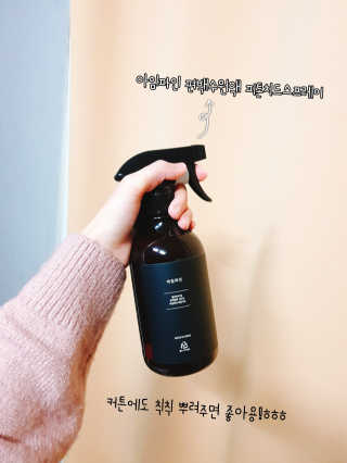 아임파인 편백수원액 피톤치드 스프레이 500ml — 5점을 준 리뷰어가 2018년 12월 올린 사용 사진